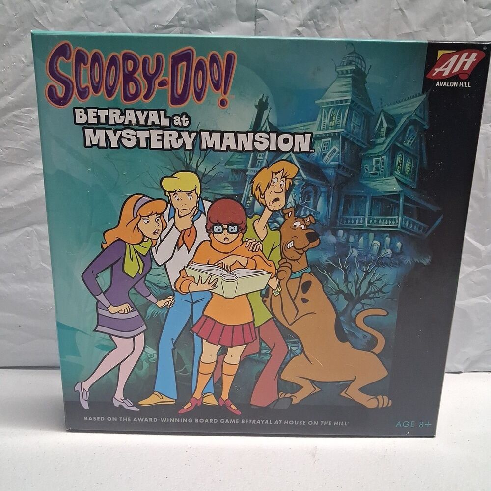 Scooby-Doo! Betrayal At Mystery Mansion Game By AVALON Hill Complete